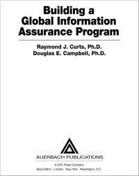 LIBRARIES Building a Global Information Assurance Program.Pdf