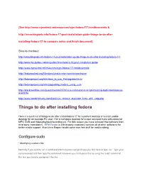 Linux Backup & Reinstall
