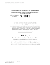 S. 1811, with Amendments