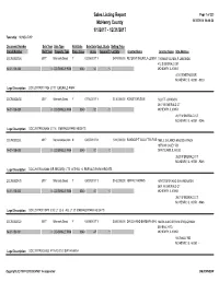 Sales Report