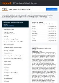 847 Bus Time Schedule & Line Route