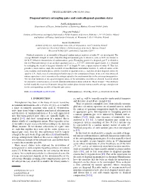Diagonal Unitary Entangling Gates and Contradiagonal Quantum States