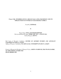 Ghana Synthesis Report