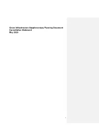 Green Infrastructure Supplementary Planning Document Consultation Statement May 2020
