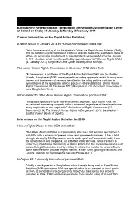 Researched and Compiled by the Refugee Documentation Centre of Ireland on Friday 31 January & Monday 3 February 2014