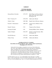 Table of Contents