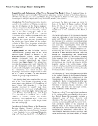 Completion and Submission of the Terra Sirenum Map Project Robert. C. Andersona, James M. Dohmb, S