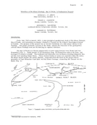 R E P O R T S 112 Structure of the Minas Passage, Bay of Fundy: A