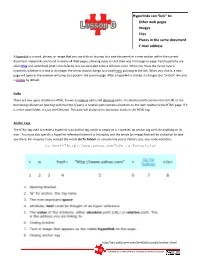 &lt;A Href=“ to Yahoo!&lt;/A&gt; Hyperlinks Can “Link” To