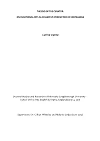THE END of the CURATOR-Repository