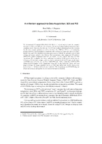 A Millenium Approach to Data Acquisition: SCI and PCI