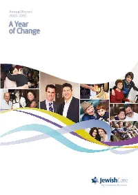 A Year of Change Supporting and Enhancing the Wellbeing of the Jewish Community of Victoria