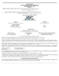GOPRO, INC. (Exact Name of Registrant As Specified in Its Charter)