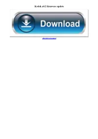 Kodak Z612 Firmware Update