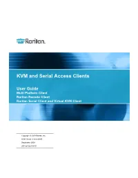 KVM and Serial Access Clients Guide