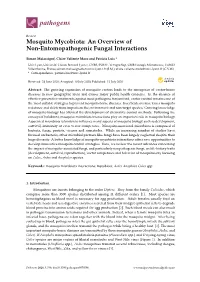 Mosquito Mycobiota: an Overview of Non-Entomopathogenic Fungal Interactions