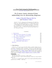 On L-Space Knots Obtained from Unknotting Arcs in Alternating Diagrams