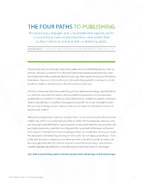The Four Paths to Publishing