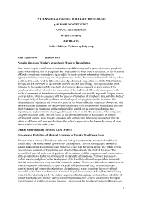 Abstract Book (2Nd Edition)