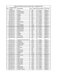 COVID 19 TEST RESULTS Declared on 04-11-2020.Xlsx
