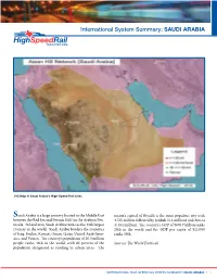 International System Summary: SAUDI ARABIA