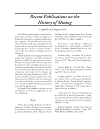 Recent Publications on the History of Mining