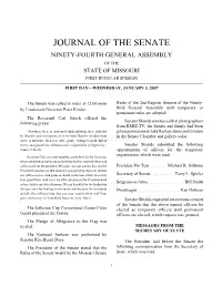 Journal of the Senate Ninety-Fourth General Assembly of the State of Missouri First Regular Session