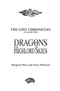 THE LOST CHRONICLES Volume Two
