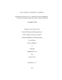 Collaboration from the Beginning” – a Critical Conversation Within the Union of Catholic Apostolate