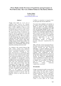 Water Rights and the Processes of Negotiations Among Irrigators in West Shewa Zone: the Case of Indris Scheme in Toke Kutaye District