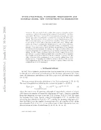 Arxiv:Math/0612003V1 [Math.CO] 30 Nov 2006 H Otsrihfraddﬁiinfracnetdgraph Connected a for Deﬁnition Straightforward Most the 8])