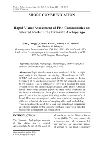 SHORT COMMUNICATION Rapid Visual Assessment of Fish
