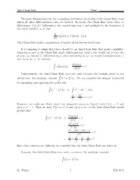 Anti-Chain Rule Name