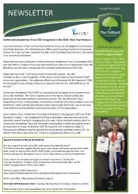 Spring 2018 Newsletter