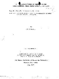 A Reconnaissance Study of Jasperoid in the Kelly Limestone, Kelly Mining