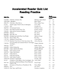 AR Quiz List by Title