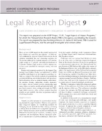 Case Studies on Community Challenges to Airport Development