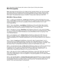 MCA Discography