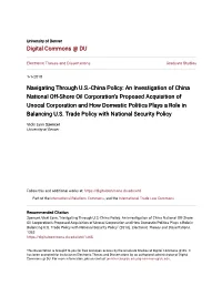 Navigating Through US-China Policy