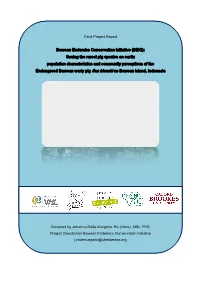 Bawean Endemics Conservation Initiative