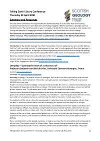 Conference Summary and Resources (Pdf Document)