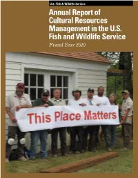 Cultural Resources Program Annual Report 2010