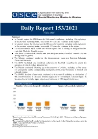 Daily Report 153/2021 3 July 20211