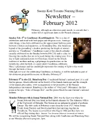 Newsletter – February 2012