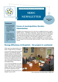 Newsletter Sept15