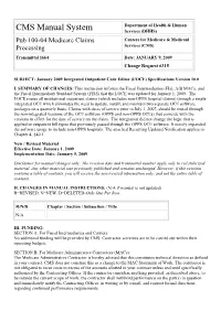Pub 100-04 Medicare Claims Processing