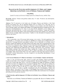 Research on the Protection and Development of Yi Music and Campus Inheritance in the Border Areas of Sichuan, Yunnan and Guizhou