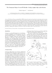 Geology, Magma Origin, and Volcanism