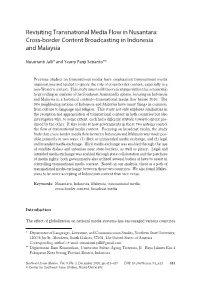 Revisiting Transnational Media Flow in Nusantara: Cross-Border Content Broadcasting in Indonesia and Malaysia