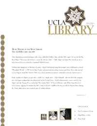 The A&M Records Archive